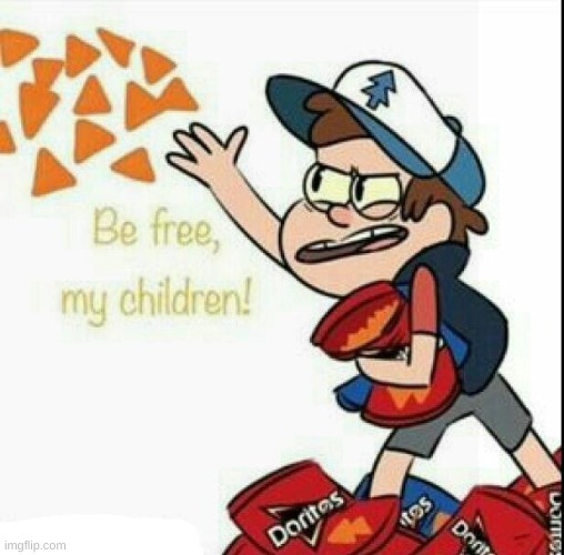 Bipper freeing his "children" | image tagged in gravity falls | made w/ Imgflip meme maker