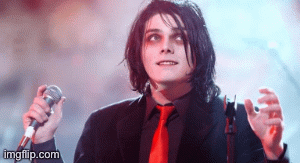 Gerard Way | image tagged in gifs | made w/ Imgflip images-to-gif maker