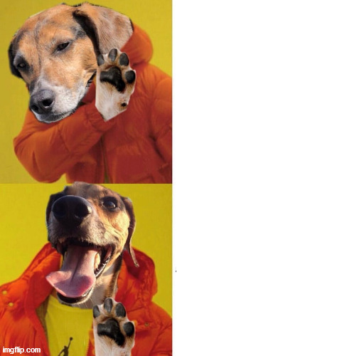 Dog drake Blank Meme Template