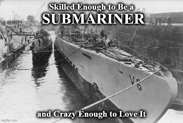 submariner | Skilled Enough to Be a; SUBMARINER; and Crazy Enough to Love It | image tagged in submariner | made w/ Imgflip meme maker