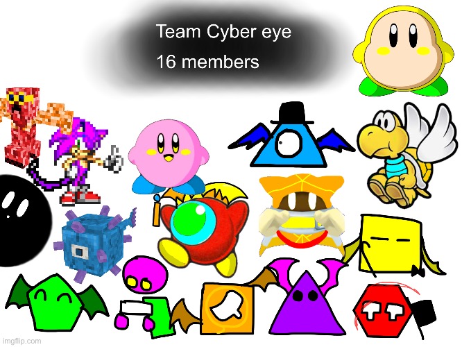 team cyber eye | made w/ Imgflip meme maker