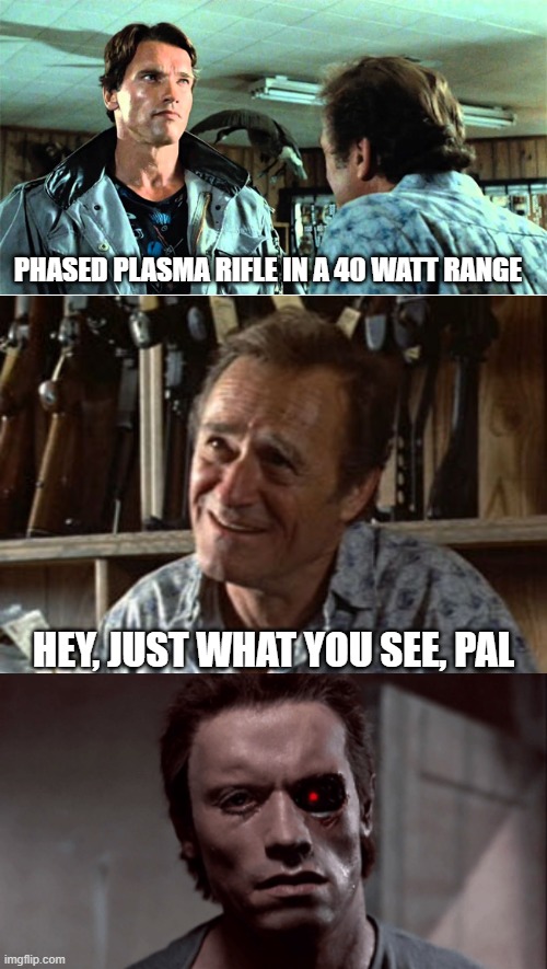 Me prepping for the coming apocalypse. . . | PHASED PLASMA RIFLE IN A 40 WATT RANGE; HEY, JUST WHAT YOU SEE, PAL | image tagged in coronavirus | made w/ Imgflip meme maker