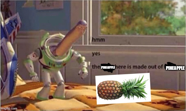 hmm yes the floor here is made out of floor | PINEAPPLE PINEAPPLE | image tagged in hmm yes the floor here is made out of floor | made w/ Imgflip meme maker