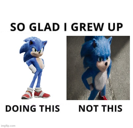 Sonic meme | image tagged in so glad i grew up doing this | made w/ Imgflip meme maker