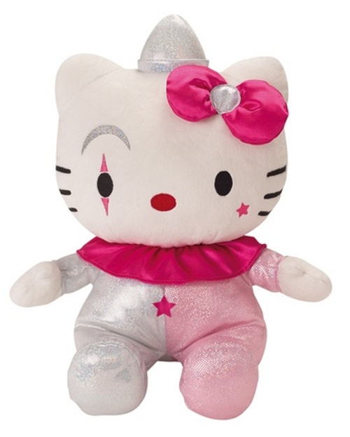 High Quality Hello Kitty Clown Plush Blank Meme Template