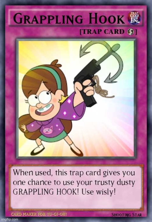 Grappling Hook Yu-Gi-Oh trap card - Imgflip
