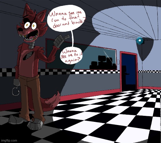 Aww. | image tagged in foxy,foxy five nights at freddy's,foxy running,the world's fastest animals,gotta go fast | made w/ Imgflip meme maker