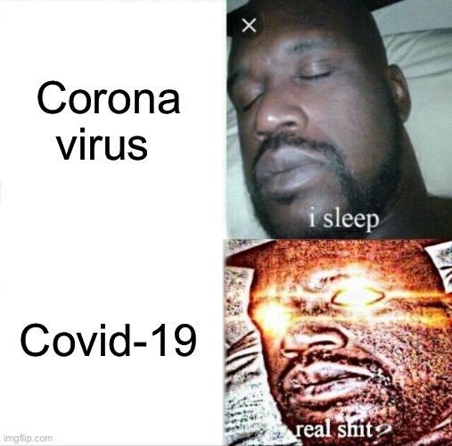 Sleeping Shaq Meme |  Corona virus; Covid-19 | image tagged in memes,sleeping shaq | made w/ Imgflip meme maker