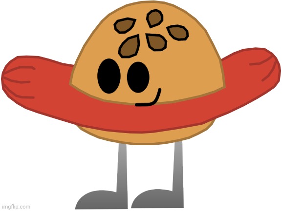 This is Weenie Burger, another BFDI OC of mine from scratch.mit.edu | image tagged in weenie burger,bfdi,ocs,memes | made w/ Imgflip meme maker