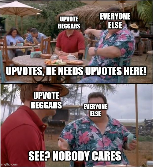 see nobody cares meme