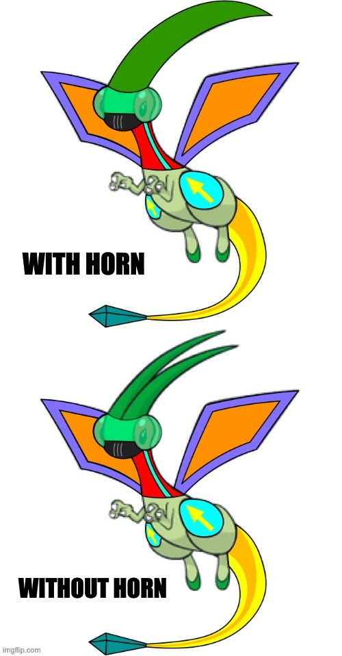 Which looks better? | WITH HORN; WITHOUT HORN | made w/ Imgflip meme maker