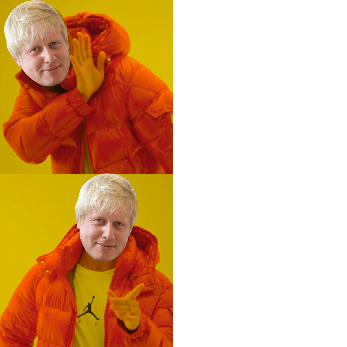 Boris Hotline Bling Blank Meme Template