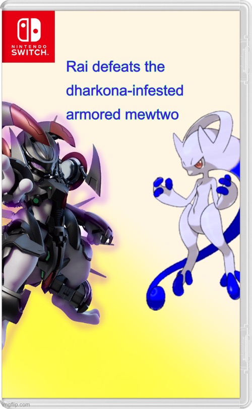 even with darkona, it was no match for rai. | made w/ Imgflip meme maker