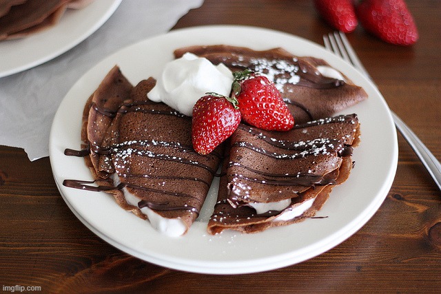 Chocolate Crepes | made w/ Imgflip meme maker