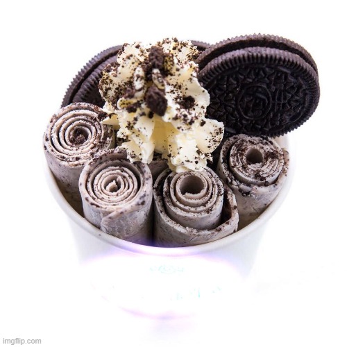 Oreo Ice Cream Rolls | made w/ Imgflip meme maker