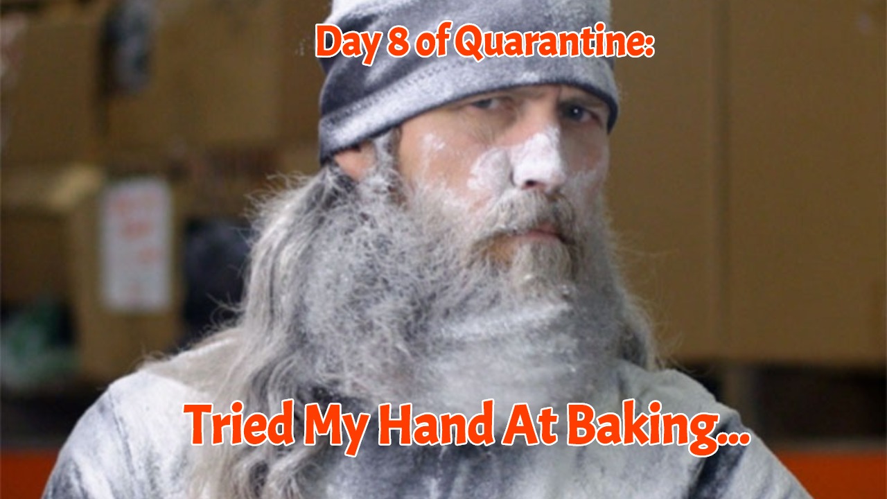 Quarantine Baking Blank Meme Template