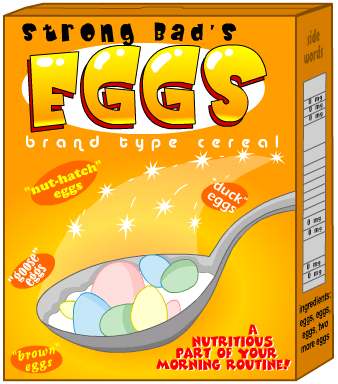 EGGS Cereal Blank Meme Template