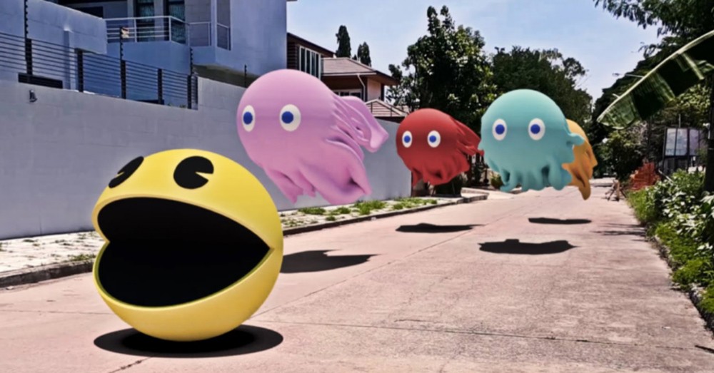 Pac-Man social distancing Blank Meme Template