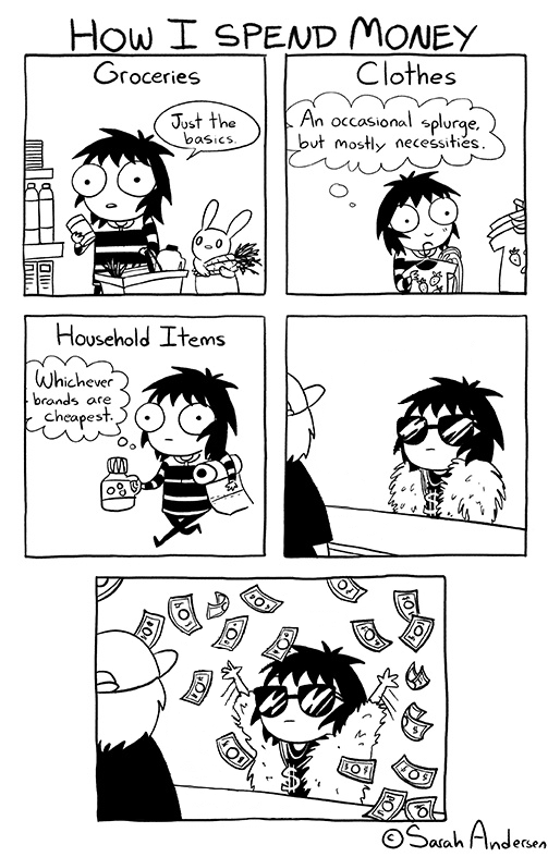 High Quality How I Spend My Money Blank Meme Template