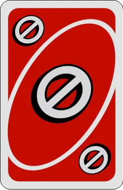 High Quality Uno skip card Blank Meme Template