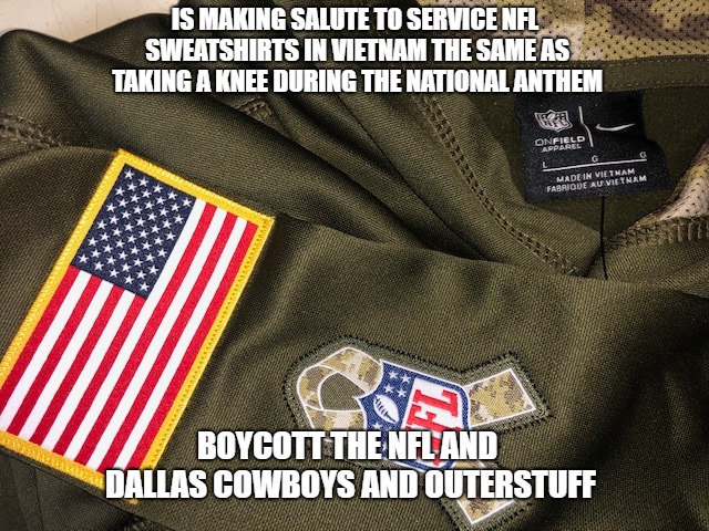 Boycott Dallas Cowboys Blank Meme Template