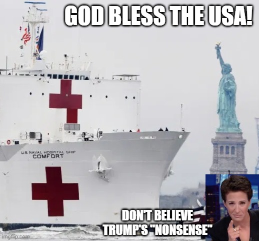 God Bless The USA!  Main Stream Media  "Nonsense" Another Reason to NEVER Watch Fake News! | GOD BLESS THE USA! DON'T BELIEVE TRUMP'S "NONSENSE" | image tagged in fake news,rachel maddow,stupid liberals,democrats | made w/ Imgflip meme maker