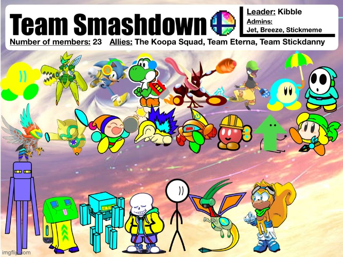 Another update on Team Smashdown: | made w/ Imgflip meme maker