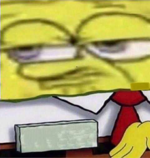 High Quality SpongeBob badge Blank Meme Template