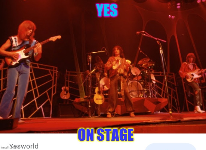YES ON STAGE | made w/ Imgflip meme maker