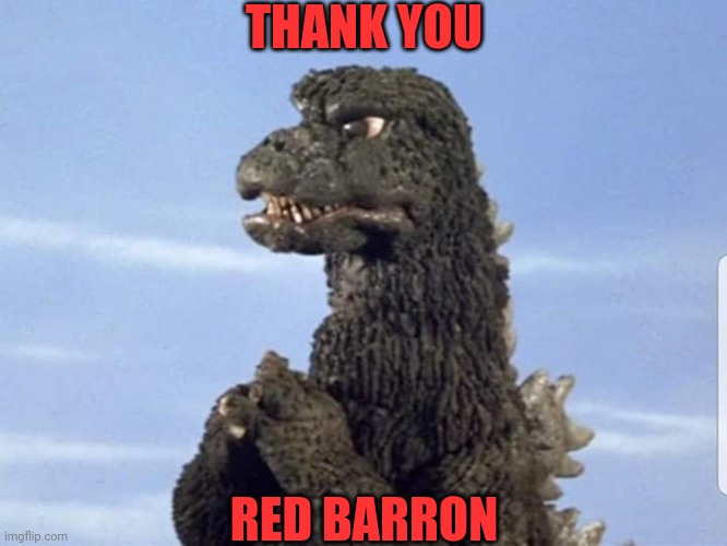 THANK YOU RED BARRON | made w/ Imgflip meme maker