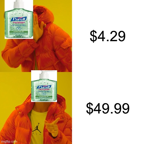 Drake Hotline Bling | $4.29; $49.99 | image tagged in memes,drake hotline bling | made w/ Imgflip meme maker