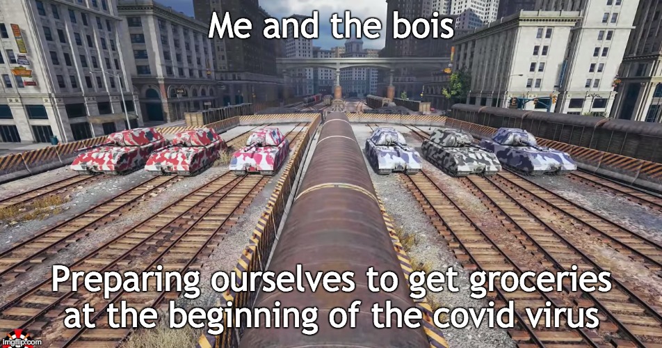 maus race | Me and the bois; Preparing ourselves to get groceries at the beginning of the covid virus | image tagged in maus race | made w/ Imgflip meme maker