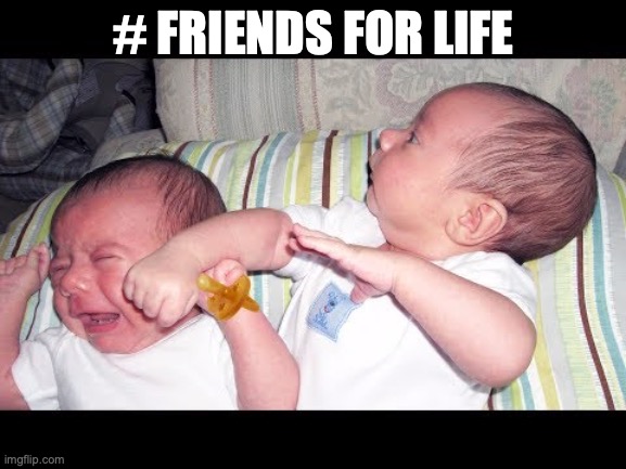 # FRIENDS FOR LIFE | made w/ Imgflip meme maker