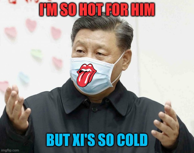 I'M SO HOT FOR HIM BUT XI'S SO COLD | made w/ Imgflip meme maker