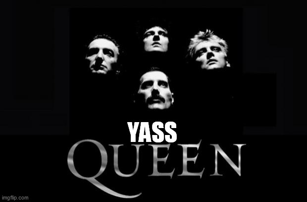 Yass Queen | YASS | image tagged in yass queen | made w/ Imgflip meme maker