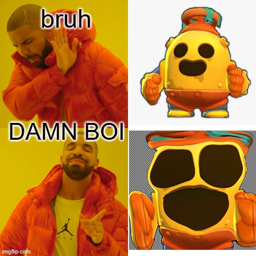 Drake Hotline Bling Meme | bruh; DAMN BOI | image tagged in memes,drake hotline bling | made w/ Imgflip meme maker