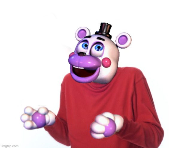 Helpy Guess I'll Die Blank Meme Template