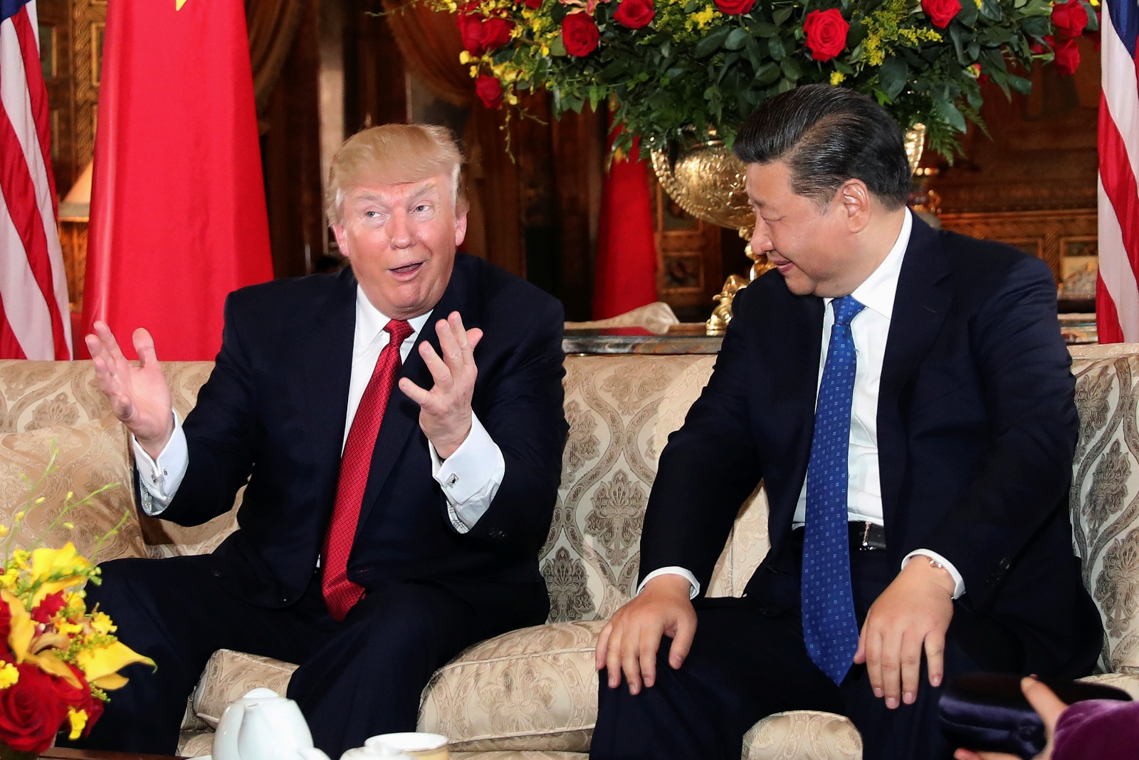 High Quality trump and xi Blank Meme Template