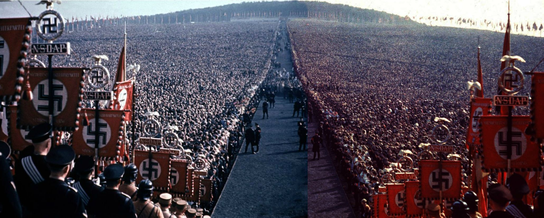 NAZI masses Blank Meme Template