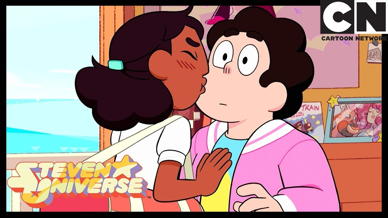 High Quality Connie kissing Steven Blank Meme Template