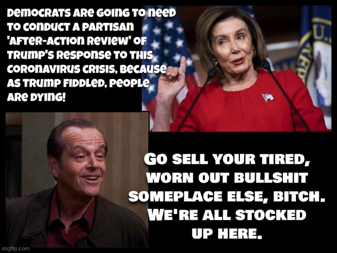 Democrats are a cancer on the country | image tagged in coronavirus,democrats,nancy pelosi,political,politics | made w/ Imgflip meme maker