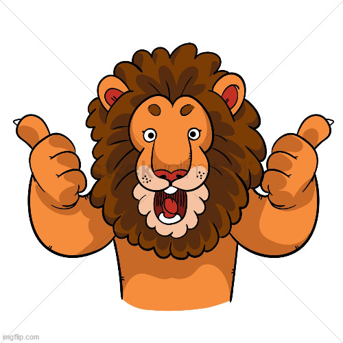 approval lion | image tagged in approval lion | made w/ Imgflip meme maker