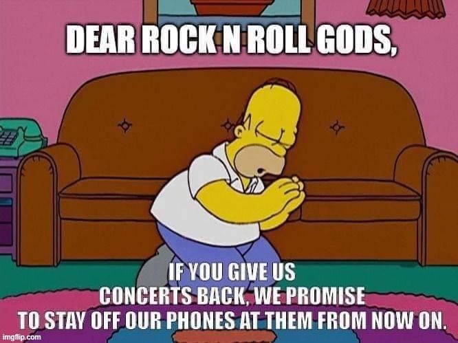 Repost lol | image tagged in repost,rock and roll,concert,rock concert,covid-19,coronavirus | made w/ Imgflip meme maker