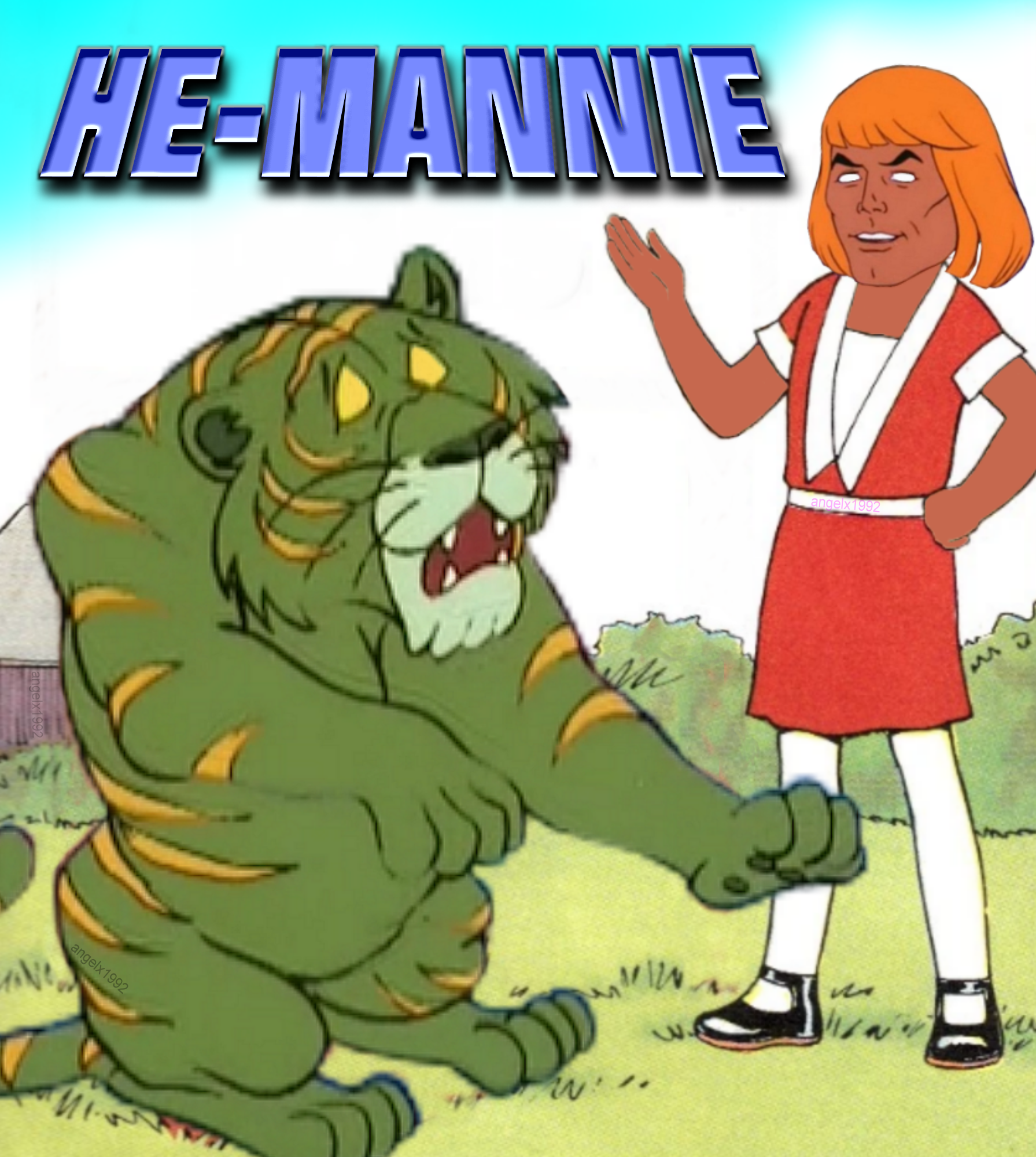 he-man Blank Meme Template