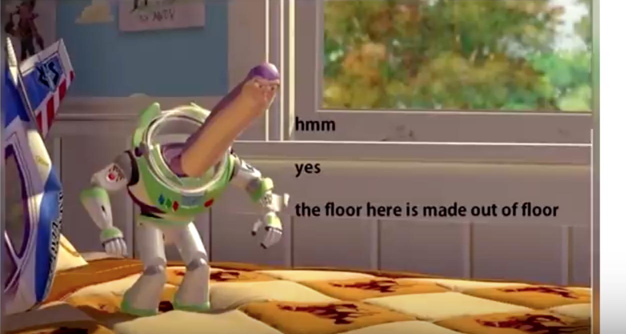 The Floor Here is Floor Blank Meme Template