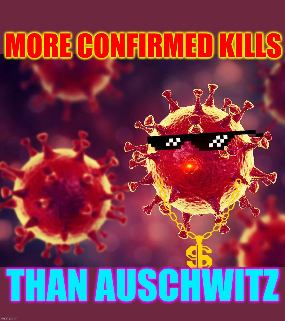 MORE CONFIRMED KILLS; THAN AUSCHWITZ | made w/ Imgflip meme maker