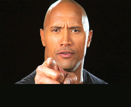 The Rock says Blank Meme Template