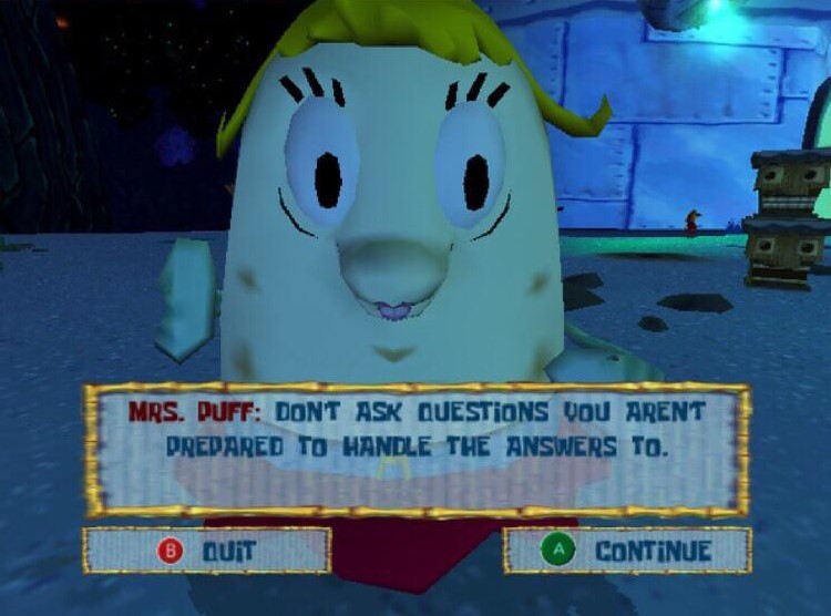 Don't ask Mrs Puff Blank Meme Template