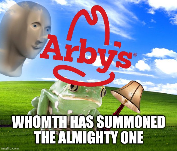 WHOMTH HAS SUMMONED THE ALMIGHTY ONE | image tagged in frrog,stonks | made w/ Imgflip meme maker