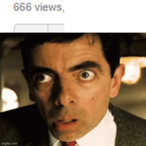 what are the odds | image tagged in memes,mr bean,devil,coincidence | made w/ Imgflip meme maker